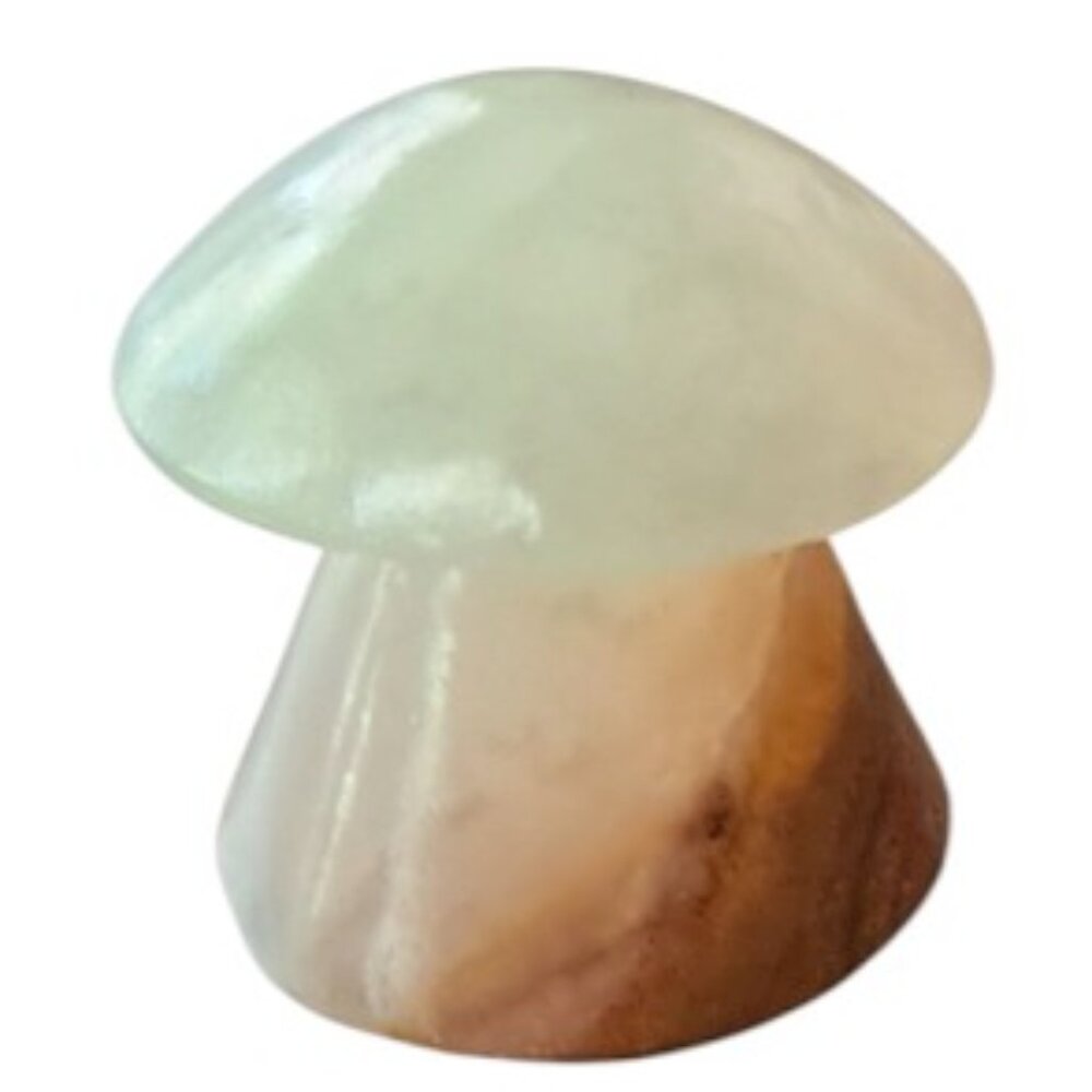 Carved Quartz Mushroom 2"